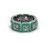 Emerald-Cut Diamond Eternity Wedding Ring - Fatima No. 18 image 3