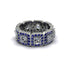 Emerald-Cut Diamond Eternity Wedding Ring - Fatima No. 63 image 3