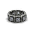 Emerald-Cut Diamond Eternity Wedding Ring - Fatima No. 33 image 3