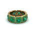 Emerald-Cut Emerald Eternity Wedding Ring - Fatima No. 19 image 2