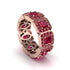 Emerald-Cut Ruby Eternity Wedding Ring - Fatima No. 56 image 1