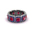 Emerald-Cut Ruby Eternity Wedding Ring - Fatima No. 72 image 3