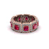 Emerald-Cut Ruby Eternity Wedding Ring - Fatima No. 11 image 3