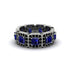 Emerald-Cut Sapphire Eternity Wedding Ring - Fatima No. 45 image 2