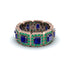 Emerald-Cut Sapphire Eternity Wedding Ring - Fatima No. 29 image 3