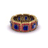 Emerald-Cut Sapphire Eternity Wedding Ring - Fatima No. 58 image 3
