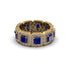 Emerald-Cut Sapphire Eternity Wedding Ring - Fatima No. 13 image 3