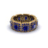 Emerald-Cut Sapphire Eternity Wedding Ring - Fatima No. 73 image 3