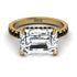 Emerald-Cut Diamond Pavé Engagement Ring - Daphne No. 31 image 2