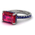 Emerald-Cut Ruby Pavé Engagement Ring - Daphne No. 72 image 2
