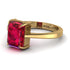 Emerald Cut Ruby Solitaire Engagement Ring - Lana No. 10 image 3