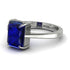 Emerald Cut Sapphire Solitaire Engagement Ring - Lana No. 15 image 3