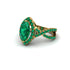 Emerald Marquise Split Shank Engagement Ring - Carly No. 19 image 3