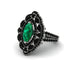 Emerald Three Layer Halo Marquise Ring - Destiny No. 36 image 3
