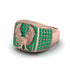 Emeralds Luxury Gold Eagle Ring - Sutton No. 5 image 1