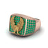 Emeralds Luxury Gold Eagle Ring - Sutton No. 20 image 1