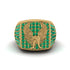 Emeralds Luxury Gold Eagle Ring - Sutton No. 4 image 2