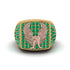 Emeralds Luxury Gold Eagle Ring - Sutton No. 19 image 2