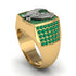 Emeralds Luxury Gold Eagle Ring - Sutton No. 34 image 3