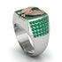 Emeralds Luxury Gold Eagle Ring - Sutton No. 36 image 3