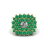 Diamond Enchanted Midnight Radiance Fashion Ring - Jacqueline No. 16 image 3