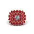 Diamond Enchanted Midnight Radiance Fashion Ring - Jacqueline No. 46 image 3