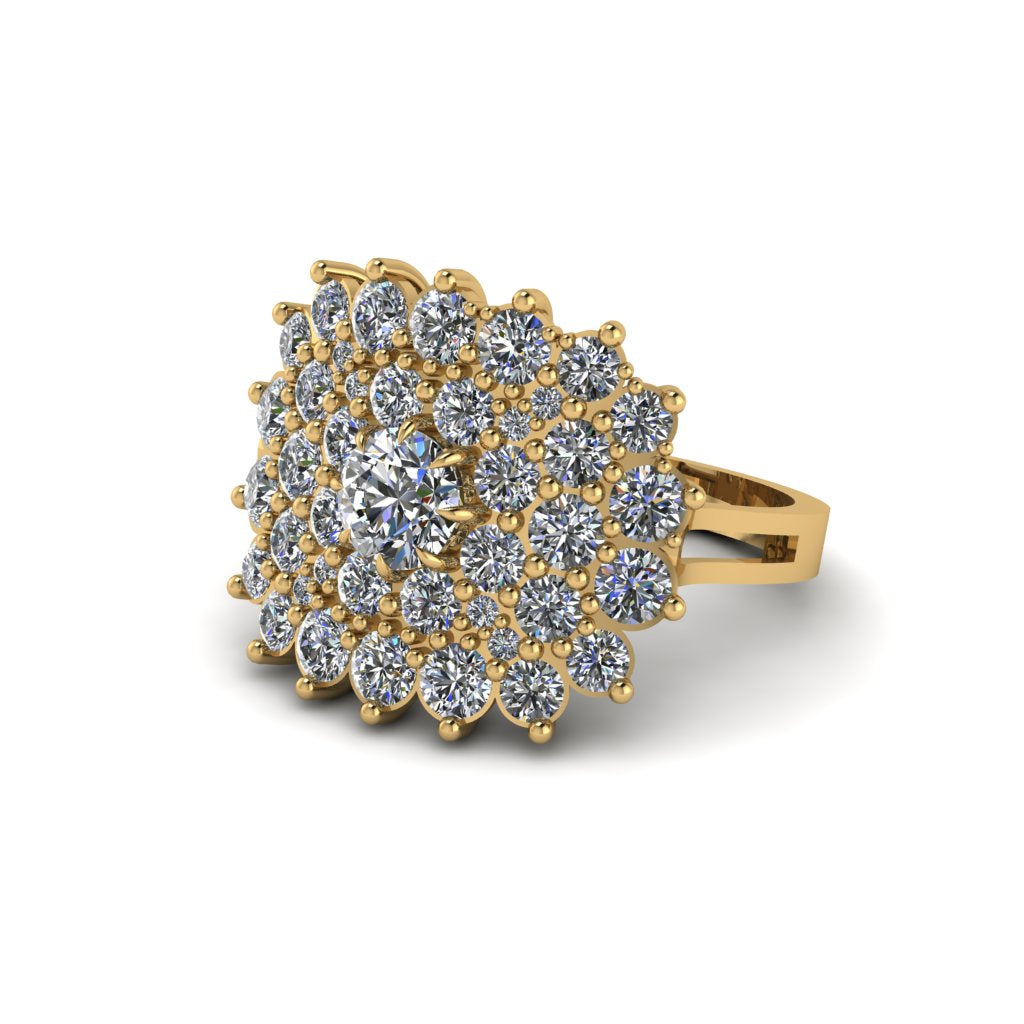 Diamond Enchanted Midnight Radiance Fashion Ring - Jacqueline No. 1