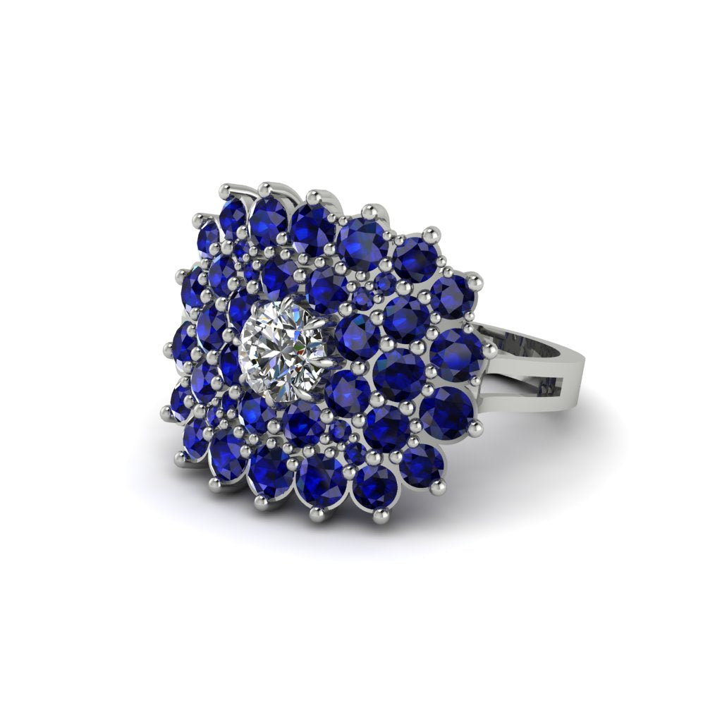 Diamond Enchanted Midnight Radiance Fashion Ring - Jacqueline No. 63