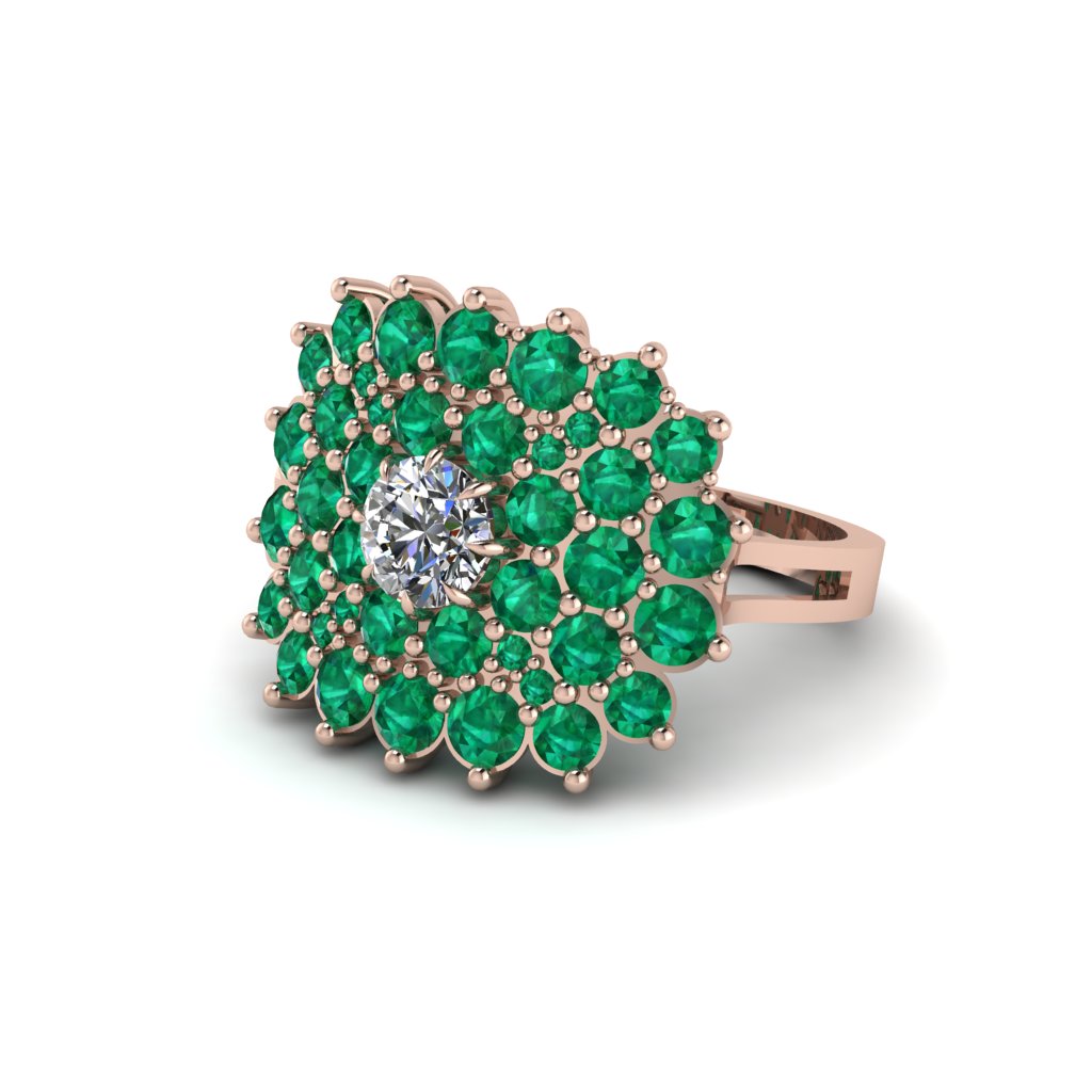 Diamond Enchanted Midnight Radiance Fashion Ring - Jacqueline No. 17