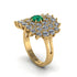 Emerald Enchanted Midnight Radiance Fashion Ring - Jacqueline No. 4 image 2