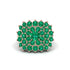 Emerald Enchanted Midnight Radiance Fashion Ring - Jacqueline No. 20 image 3