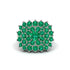 Emerald Enchanted Midnight Radiance Fashion Ring - Jacqueline No. 21 image 3