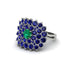 Emerald Enchanted Midnight Radiance Fashion Ring - Jacqueline No. 66 image 1