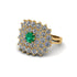 Emerald Enchanted Midnight Radiance Fashion Ring - Jacqueline No. 4 image 1