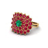 Emerald Enchanted Midnight Radiance Fashion Ring - Jacqueline No. 49 image 1