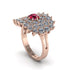 Ruby Enchanted Midnight Radiance Fashion Ring - Jacqueline No. 11 image 2