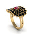 Ruby Enchanted Midnight Radiance Fashion Ring - Jacqueline No. 40 image 2