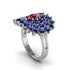 Ruby Enchanted Midnight Radiance Fashion Ring - Jacqueline No. 72 image 2