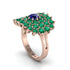 Sapphire Enchanted Midnight Radiance Fashion Ring - Jacqueline No. 29 image 2