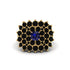 Sapphire Enchanted Midnight Radiance Fashion Ring - Jacqueline No. 43 image 3
