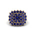 Sapphire Enchanted Midnight Radiance Fashion Ring - Jacqueline No. 73 image 3