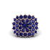 Sapphire Enchanted Midnight Radiance Fashion Ring - Jacqueline No. 74 image 3