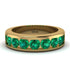 Emerald Eternal Brilliance Men's Wedding Ring - Jamie No. 4 image 1