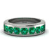 Emerald Eternal Brilliance Men's Wedding Ring - Jamie No. 6 image 1