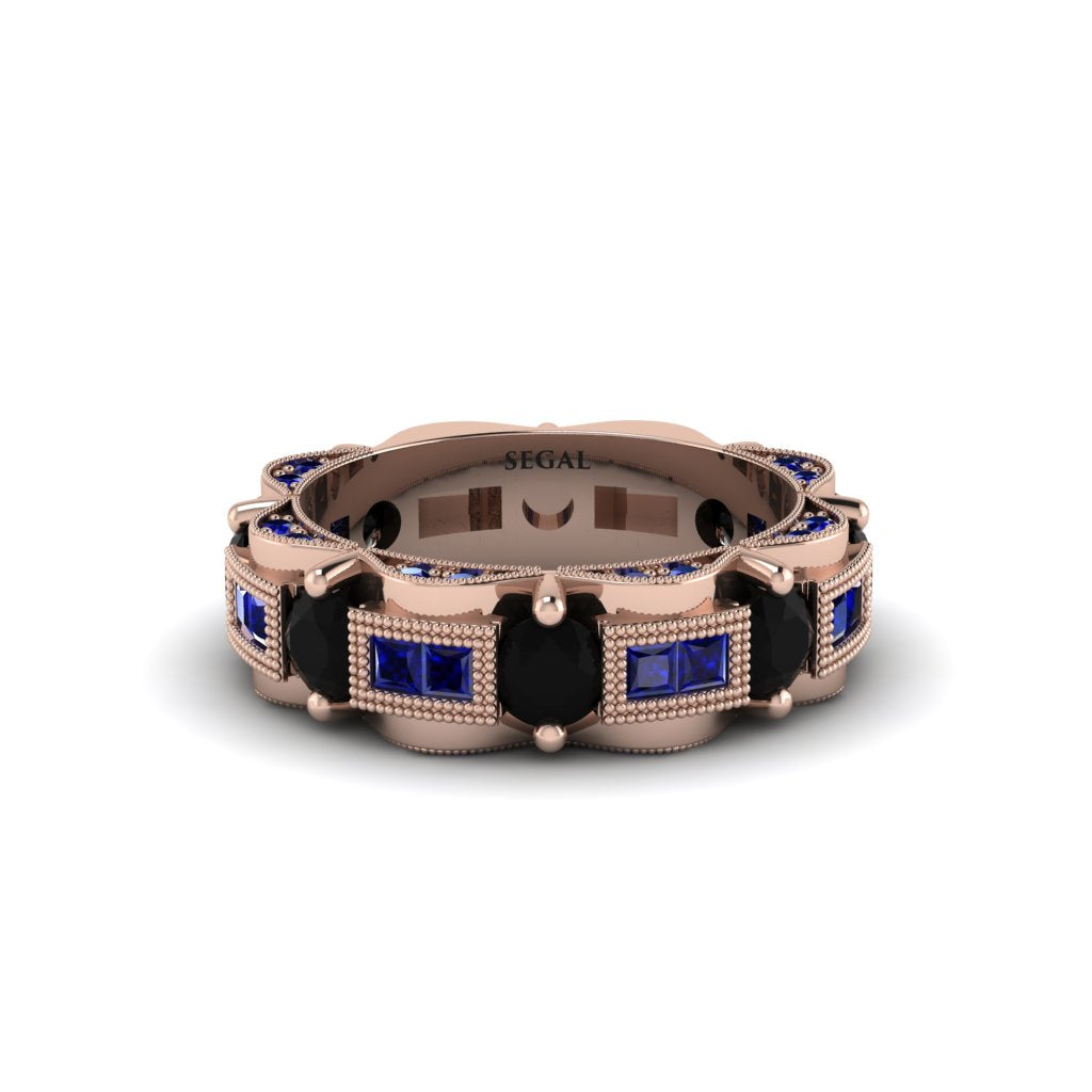Black Diamond Eternal Elegance Wedding Ring - Rosemary No. 68