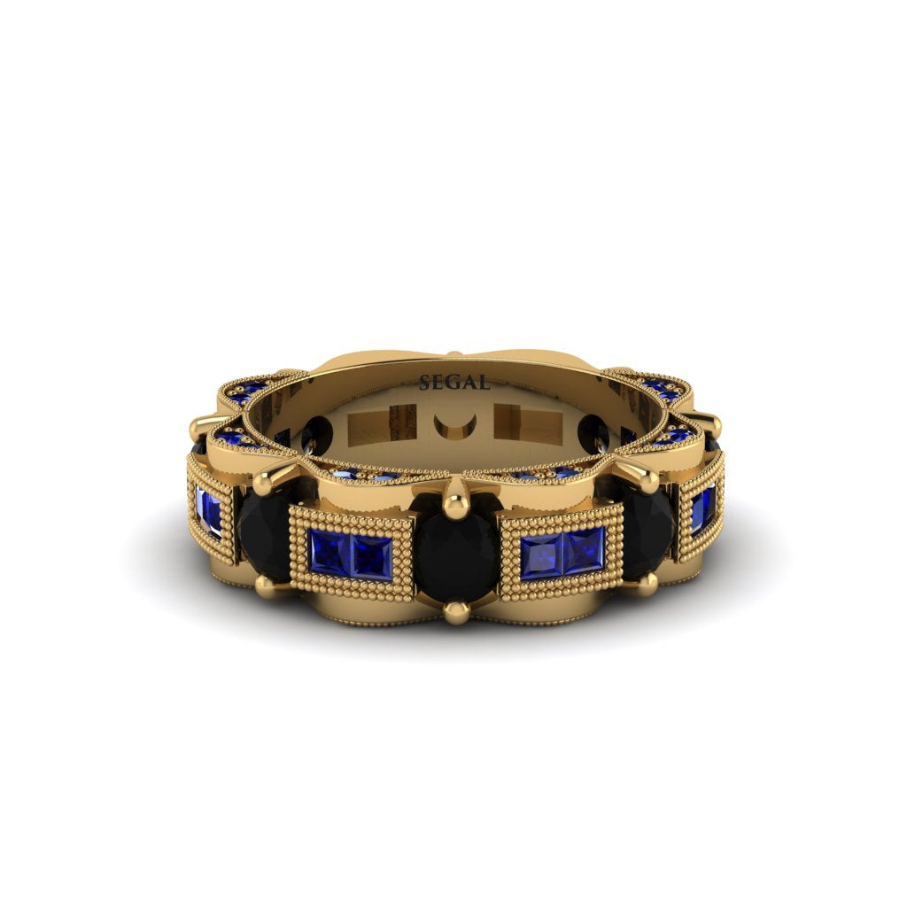 Black Diamond Eternal Elegance Wedding Ring - Rosemary No. 67