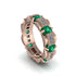 Emerald Eternal Elegance Wedding Ring - Rosemary No. 5 image 2
