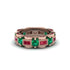 Emerald Eternal Elegance Wedding Ring - Rosemary No. 50 image 1