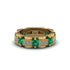 Emerald Eternal Elegance Wedding Ring - Rosemary No. 4 image 1
