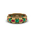 Emerald Eternal Elegance Wedding Ring - Rosemary No. 49 image 1